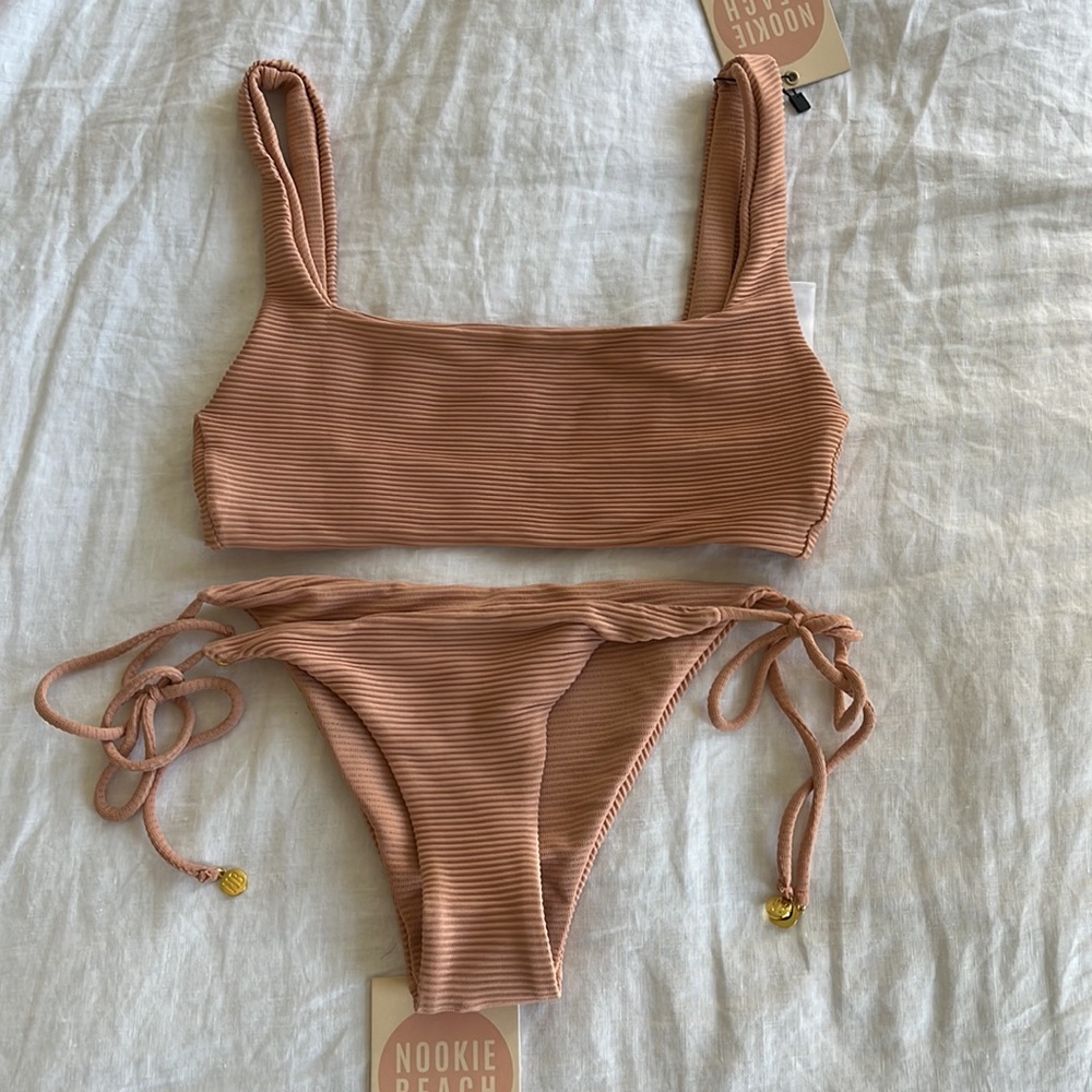Nookie bikini top & bottom nude/pink
